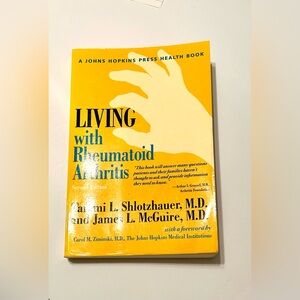 3/$25 Living with Rheumatoid Arthritis Paperback book